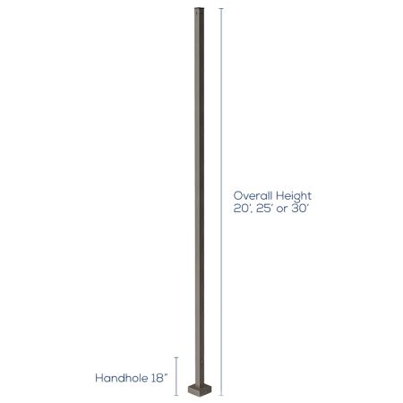 SSSP Square Steel Pole Series - RDA Lighting Inc.